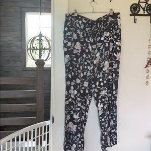 Loft floral pants
